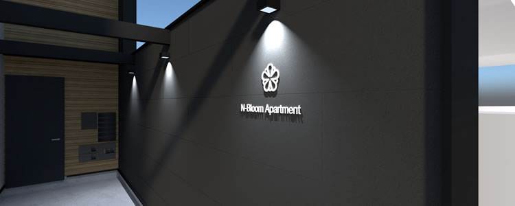 機能性を最大限に高めた木造アパート 内装01